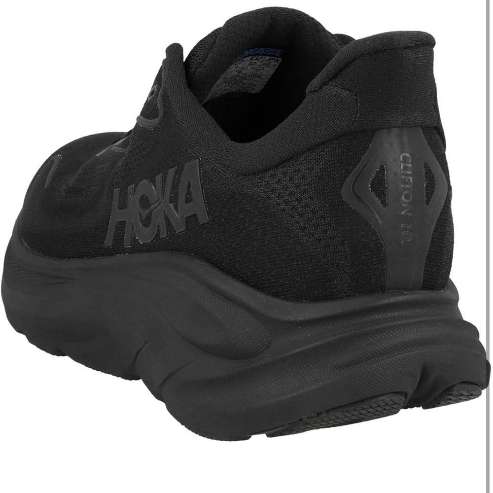 Hoka Men's All-Black Athletic Running Shoes - Picture 4 of 8